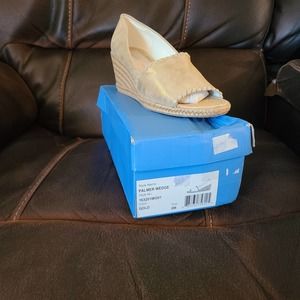 Jack Rogers Women's Palmer Wedge Espadrille, Gold, 8